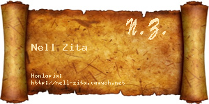 Nell Zita névjegykártya